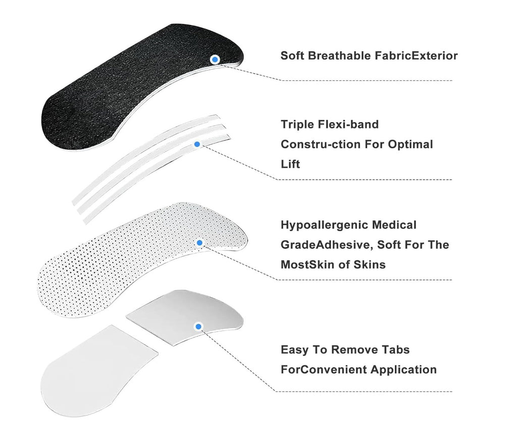 Anti-Sweat Adhesive Breathable Nose Strips