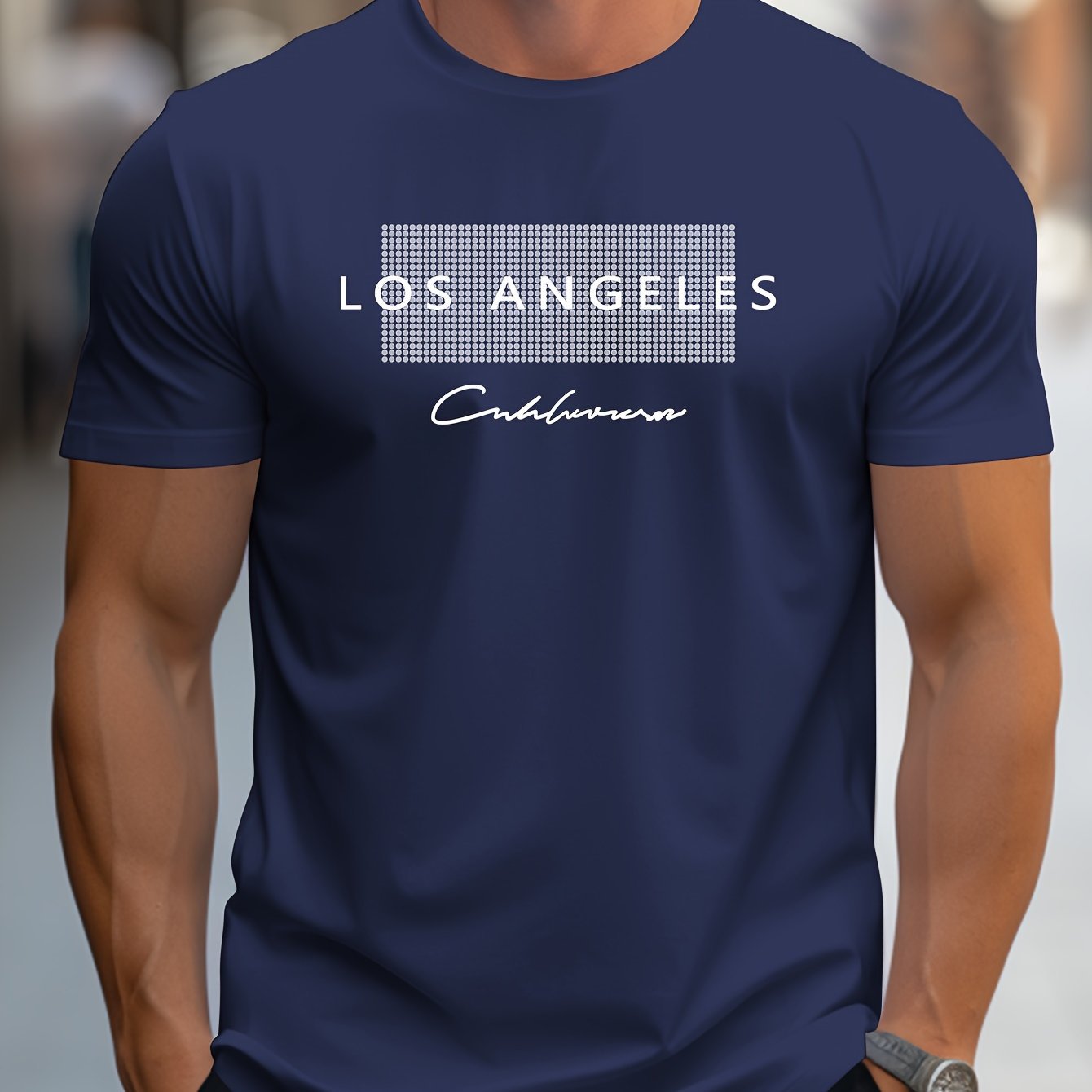 Men's Cotton T-Shirt Los Angeles