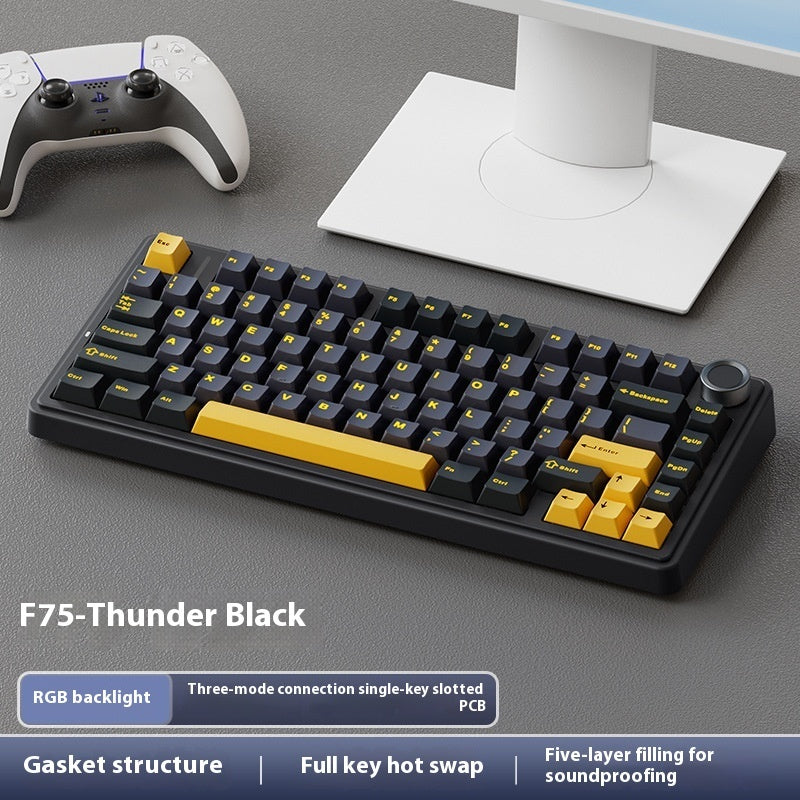Aula F75 Mechanical Keyboard Wireless Three-mode Bluetooth