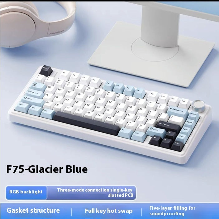 Aula F75 Mechanical Keyboard Wireless Three-mode Bluetooth