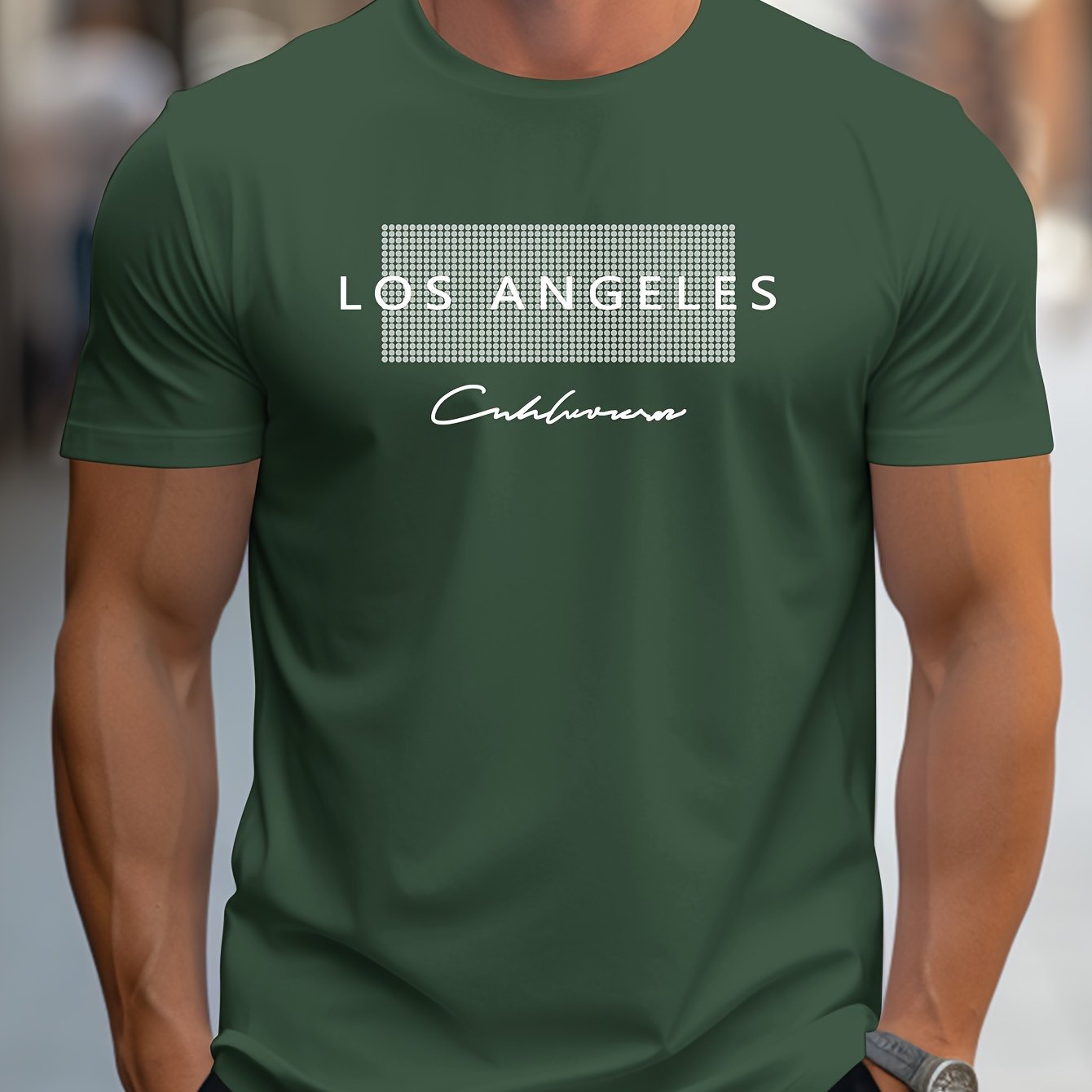 Men's Cotton T-Shirt Los Angeles