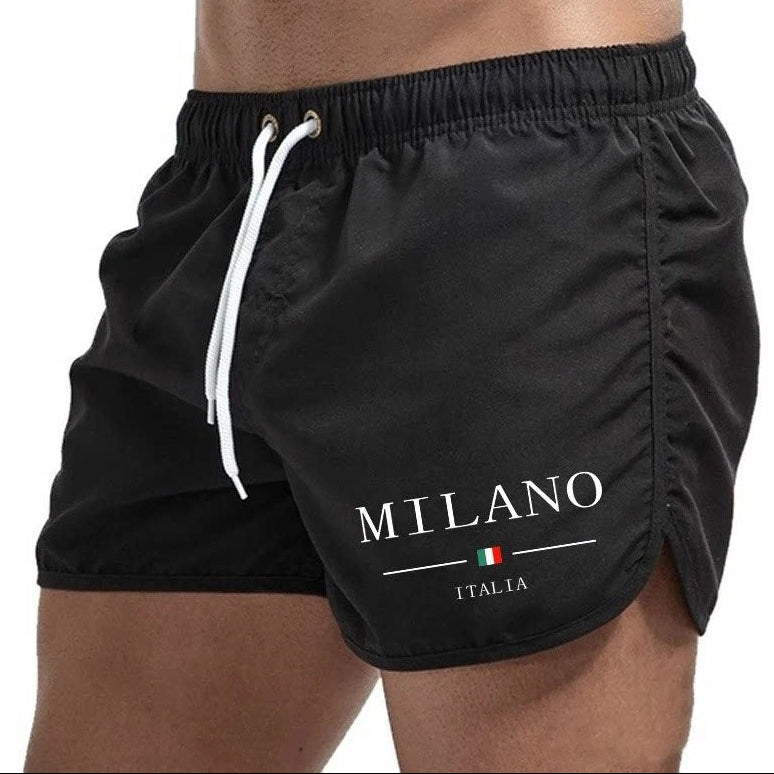 Men's Fashionable Quick-Dry Printed Shorts