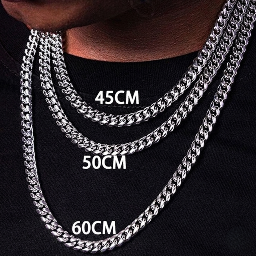 Men's Titanium Steel Cuban Chain