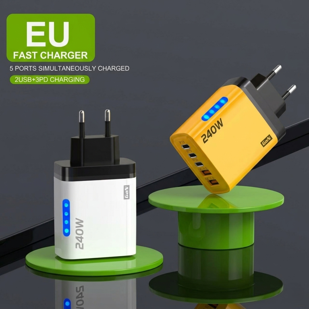 USB Multi-Port Fast Charger 240W