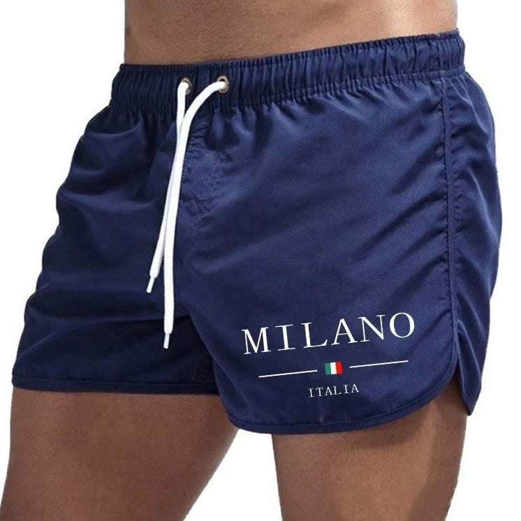 Men's Fashionable Quick-Dry Printed Shorts