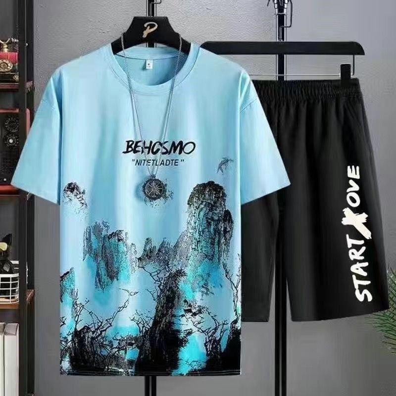 Men's Casual-Modern Summer Set