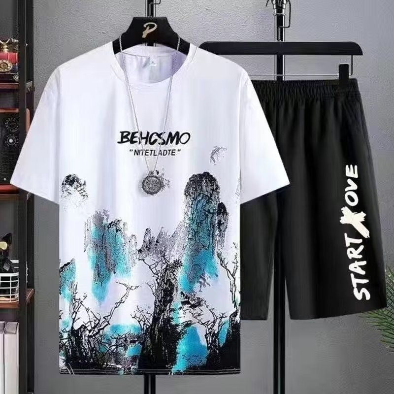 Men's Casual-Modern Summer Set