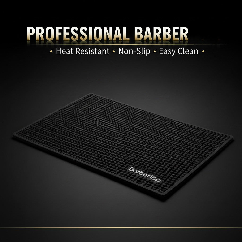Black Anti-Slip Barber Pad