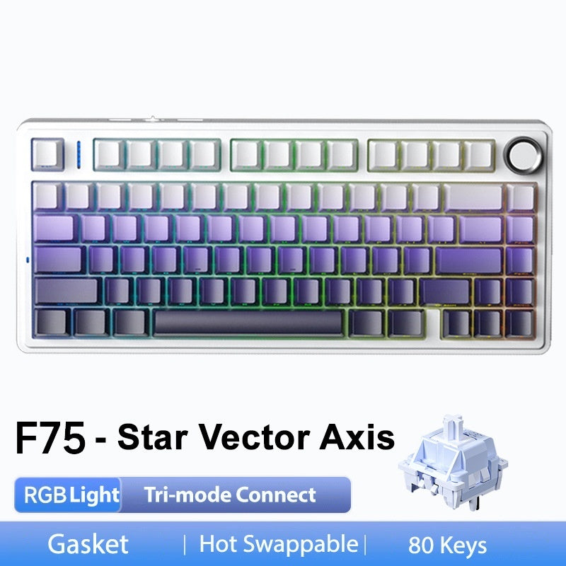 Aula F75 Mechanical Keyboard Wireless Three-mode Bluetooth