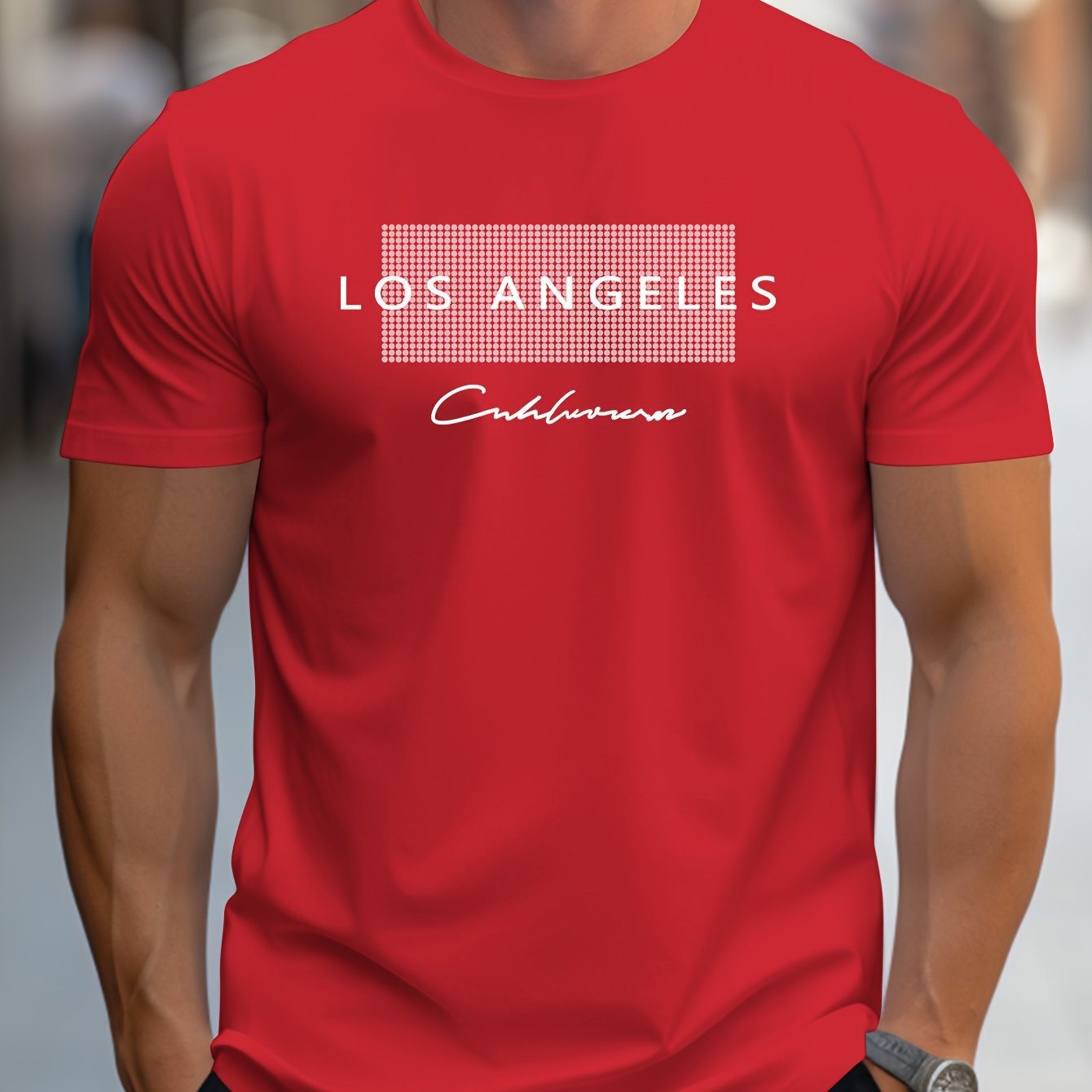 Men's Cotton T-Shirt Los Angeles